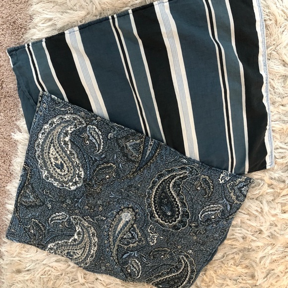 🐳 2 Potterybarnlook reversible quiltedpillowshams - Picture 2 of 5